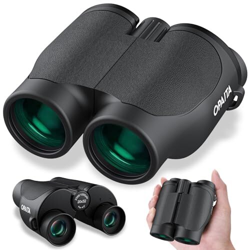 Compact Binoculars for Adults High Powered -  20x32 Small A.20x32-Black