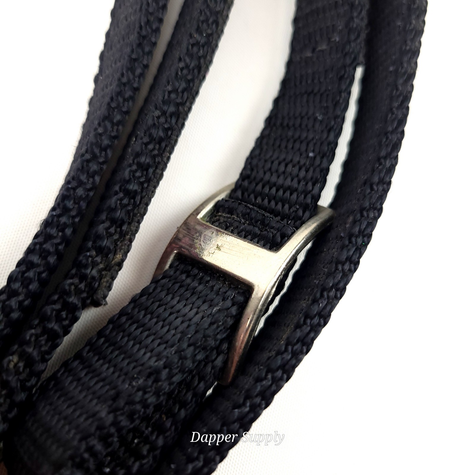 Weaver Leather Reins Split Black Maui Overlay