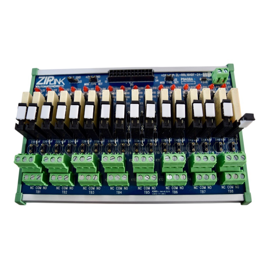 NEW ZIPLink ZL-RRL16HDF-24-1 16 Point Sinking Relay Output Module 24VDC