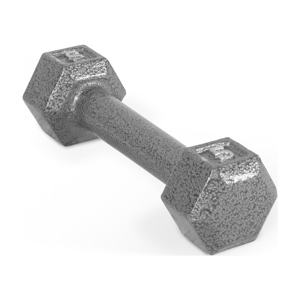 CAP Barbell 5lb Cast Iron Hex Dumbbell, Single