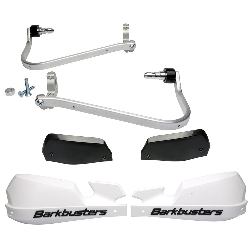 Barkbusters 2064410141 VPS Two Point Mounted Handguard Kit White