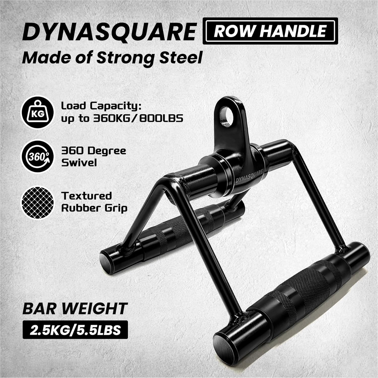 Complete Cable Machine Accessory Set - 8 Solid Steel Attachments for Workouts