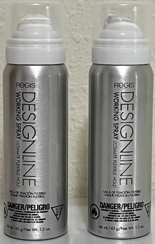 REGIS DESIGNLINE Working Spray Ultimate Flexible Hold 1.5oz  Lot Of 4All NEW