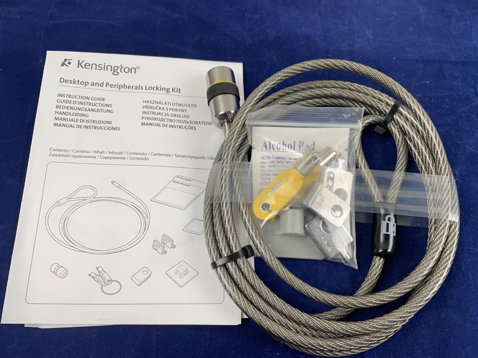 Kensington K64615US Desktop Computer and Peripherals Locking Kit
