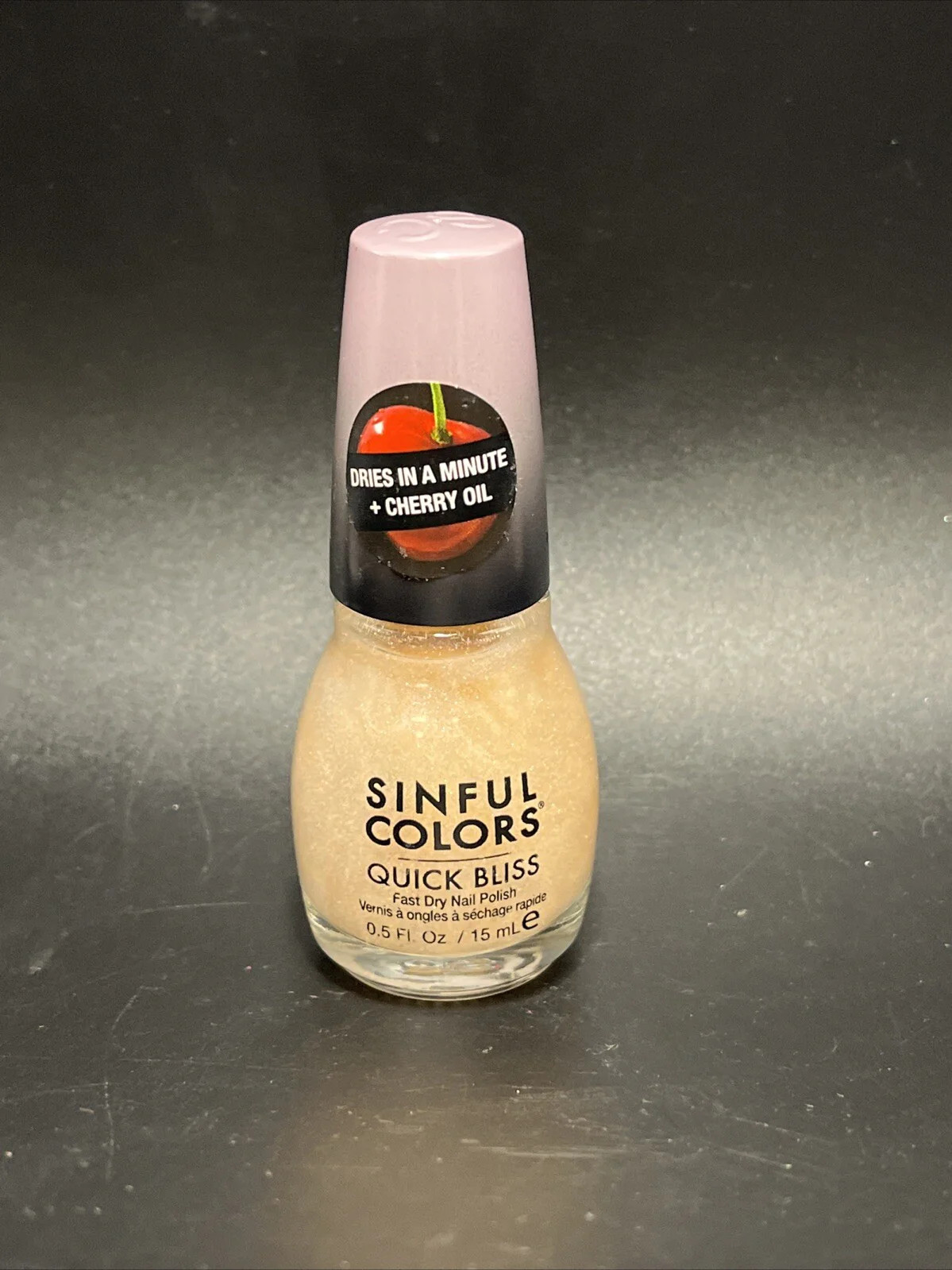 Sinful Colors Quick Bliss Nail Polish, #2671 - Ice Ice Cherry, 0.5 fl oz