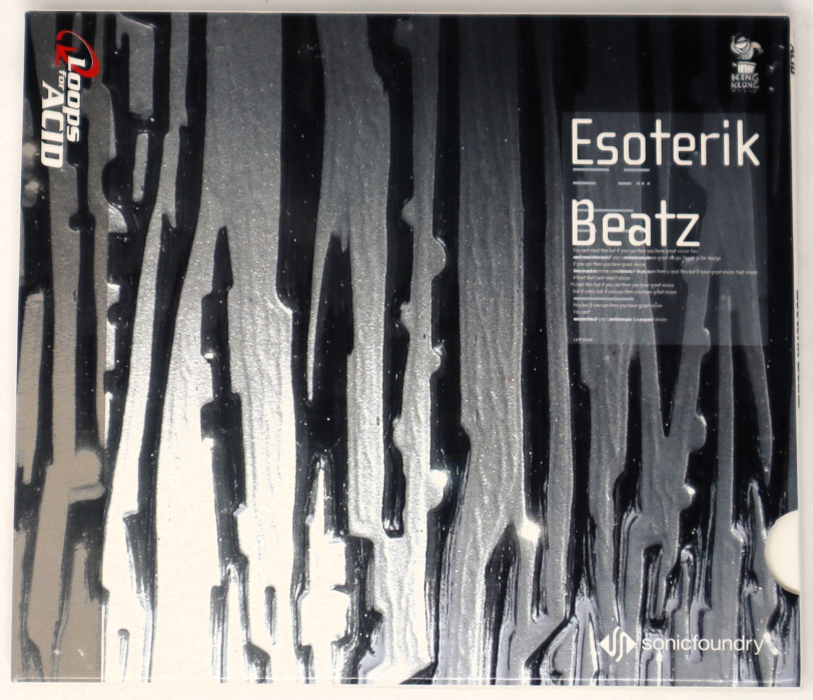Sonic Foundry Esoterik Beatz Loops For Acid Sample/Sound Library/Sampling CD