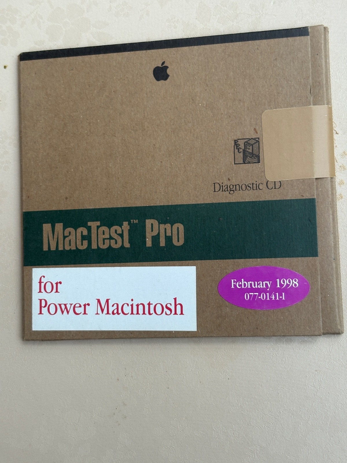 DIAGNOSTIC CD MAC TEST PRO FOR POWER MACINTOSH FEB 1998 NEW SEALED