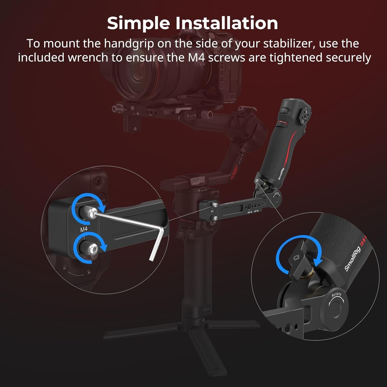 Ergonomic Sling Handle for DJI RS Stabilizers