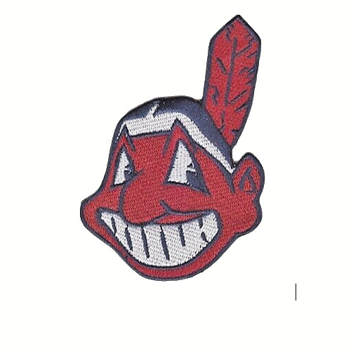 Cleveland Indians Chief Wahoo Iron On Embroidered Patch