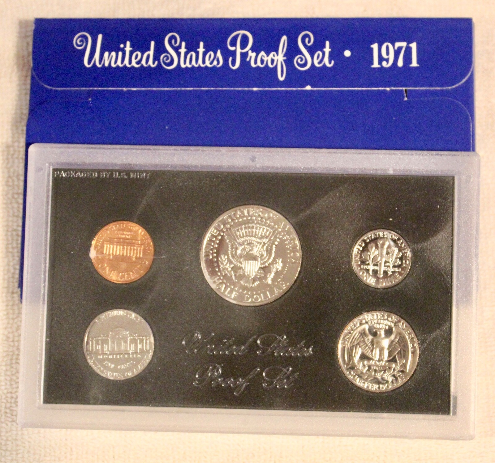 1971 S PROOF Set in Original Box US Mint (5 Coin Set)