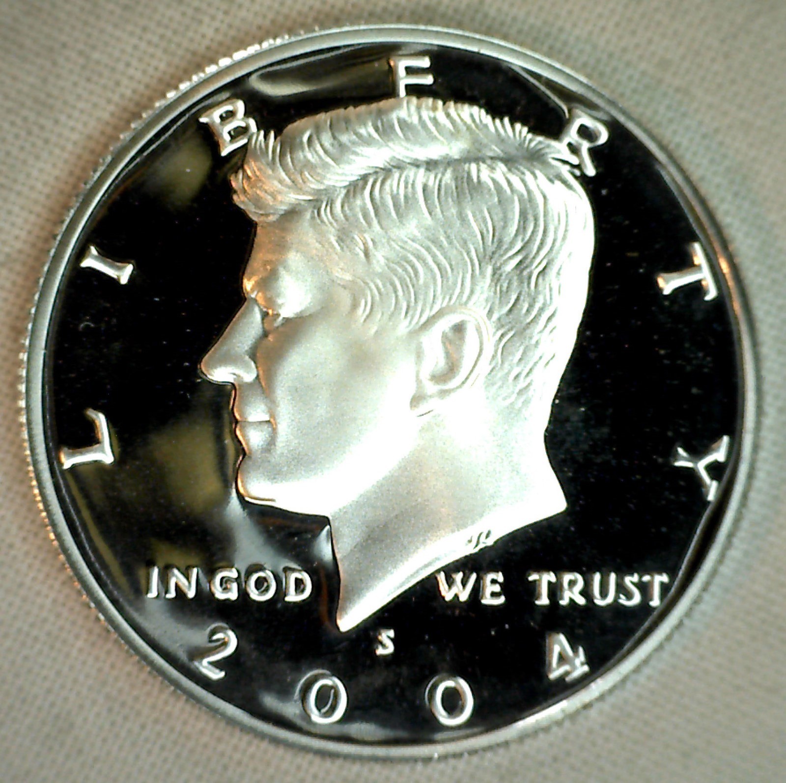 2004 S Proof SILVER Kennedy Half Dollar Coin 50 Cent JFK Fifty Cents
