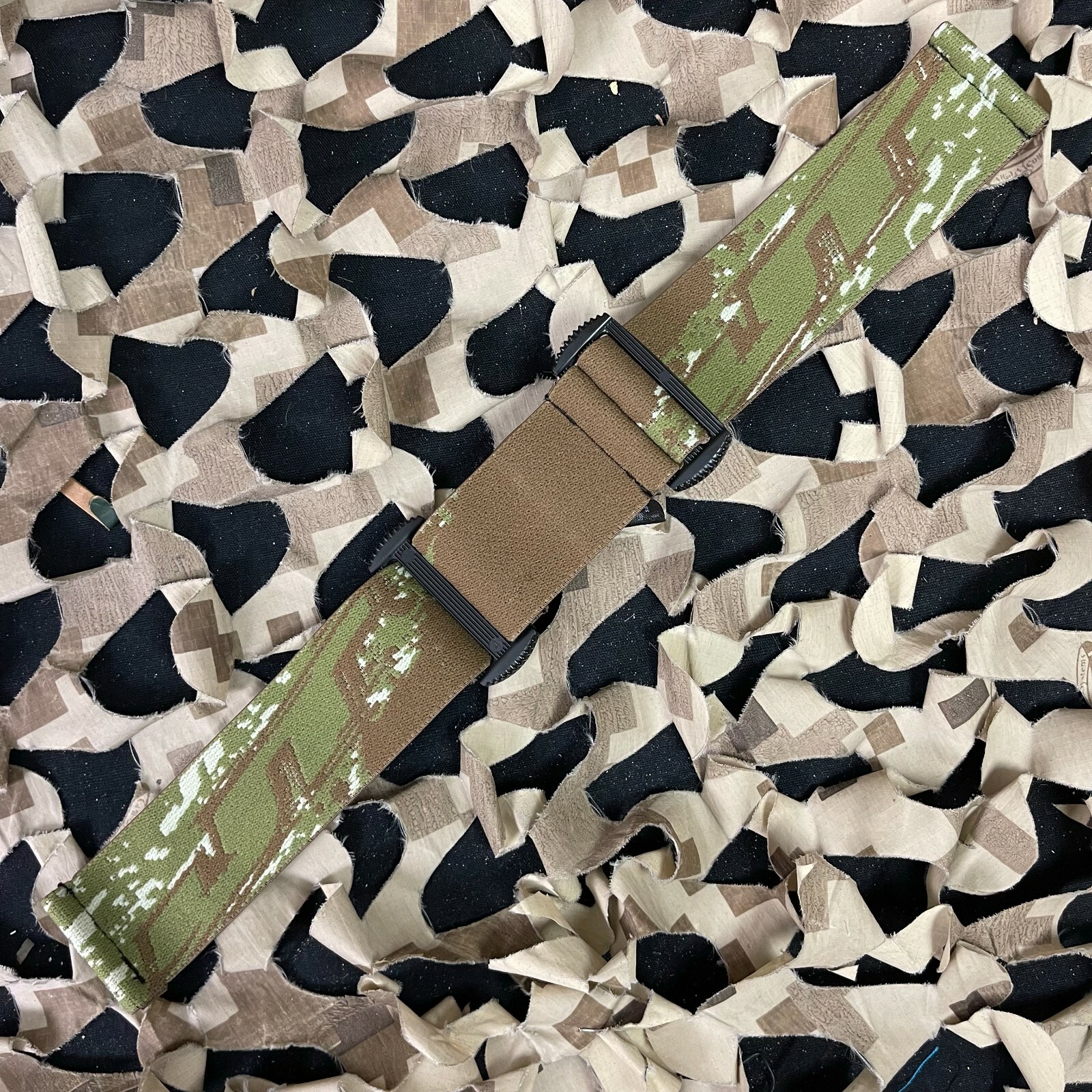 NEW JT ProFlex X/ProFlex Authentic Woven Goggle Strap - Olive/Gold