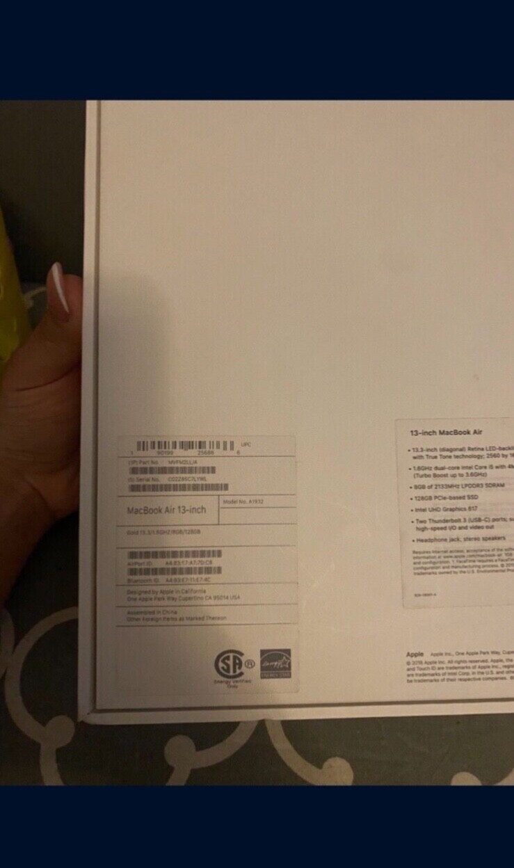 macbook air rose gold 2019