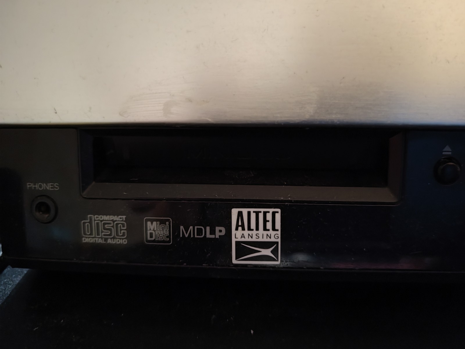 ONKYO D-T1 CD MD Player Silver Operation Confirmed w/remote