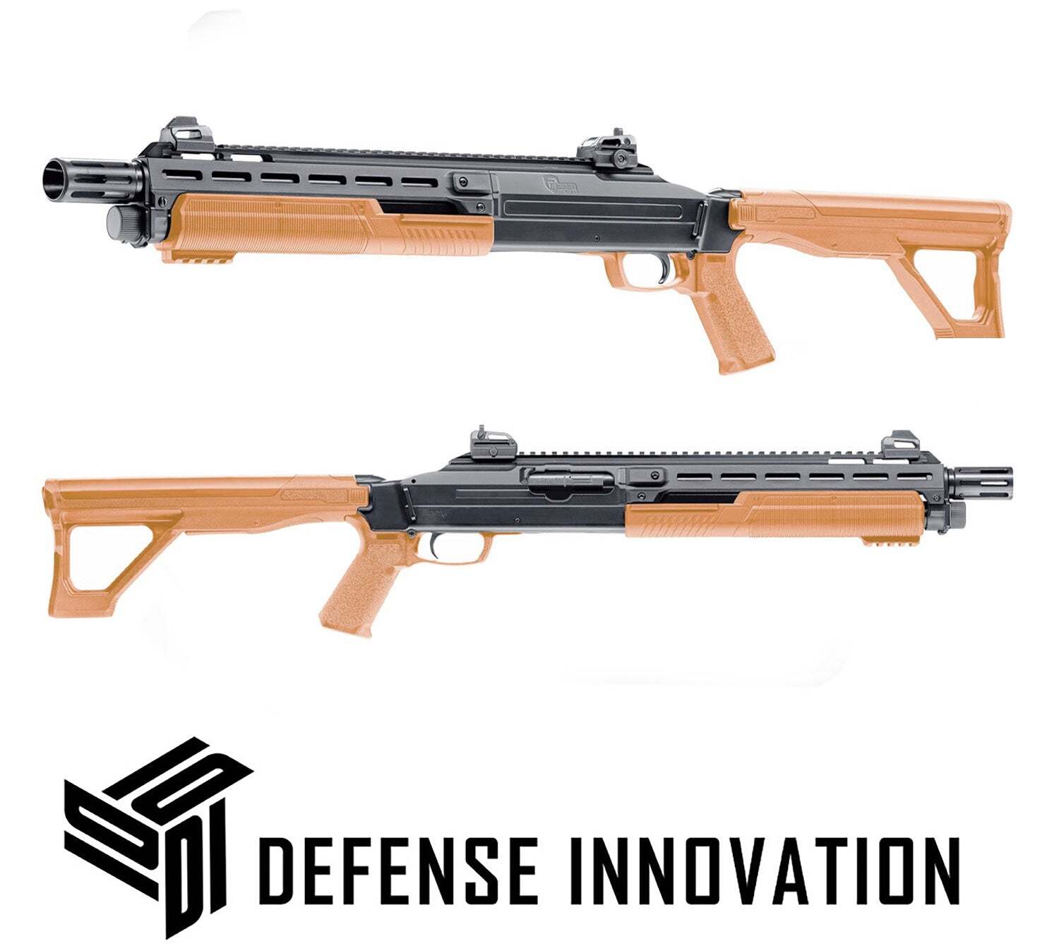 HDX Orange/Black 36 - 40 Joules 500+FPS  Pump Action Shotgun (NO PROJECTILE)