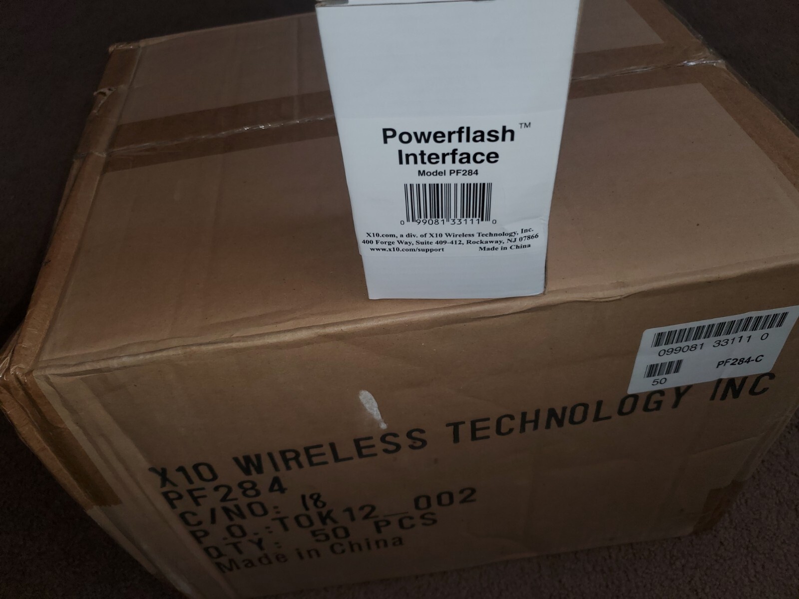 White X-10 Powerflash PF 284 Security Interface Module - Same As X10-Pro PSC01
