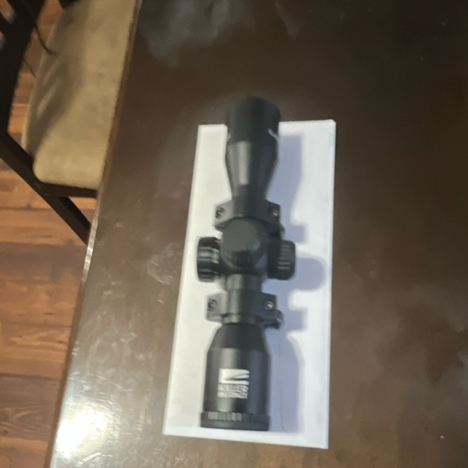 Killer Instinct Lumix 4x32 IR-E Crossbow Scope Black Illuminated Reticle Optics
