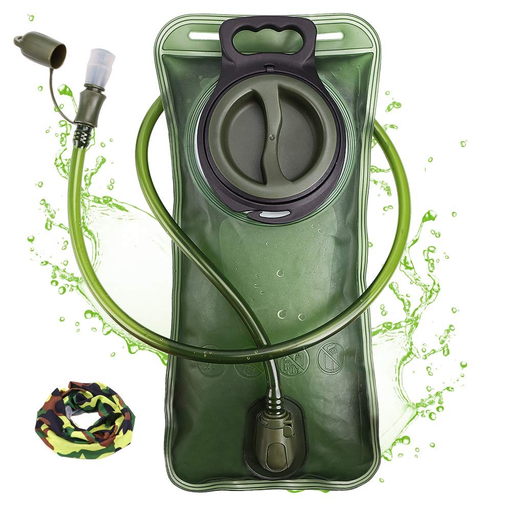 Hydration Bladder, 1.5-2-3L Water Bladder for Hiking Backpack, BPA-Free Leak Pro