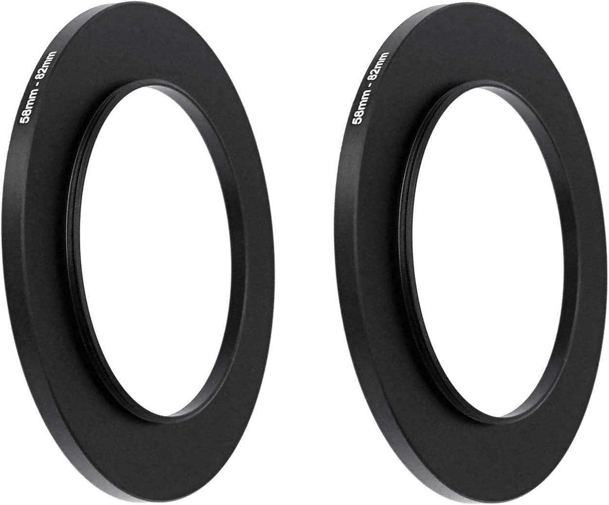 Fotasy Step Up Ring Adapter - 58mm to 82mm (2 Pcs)