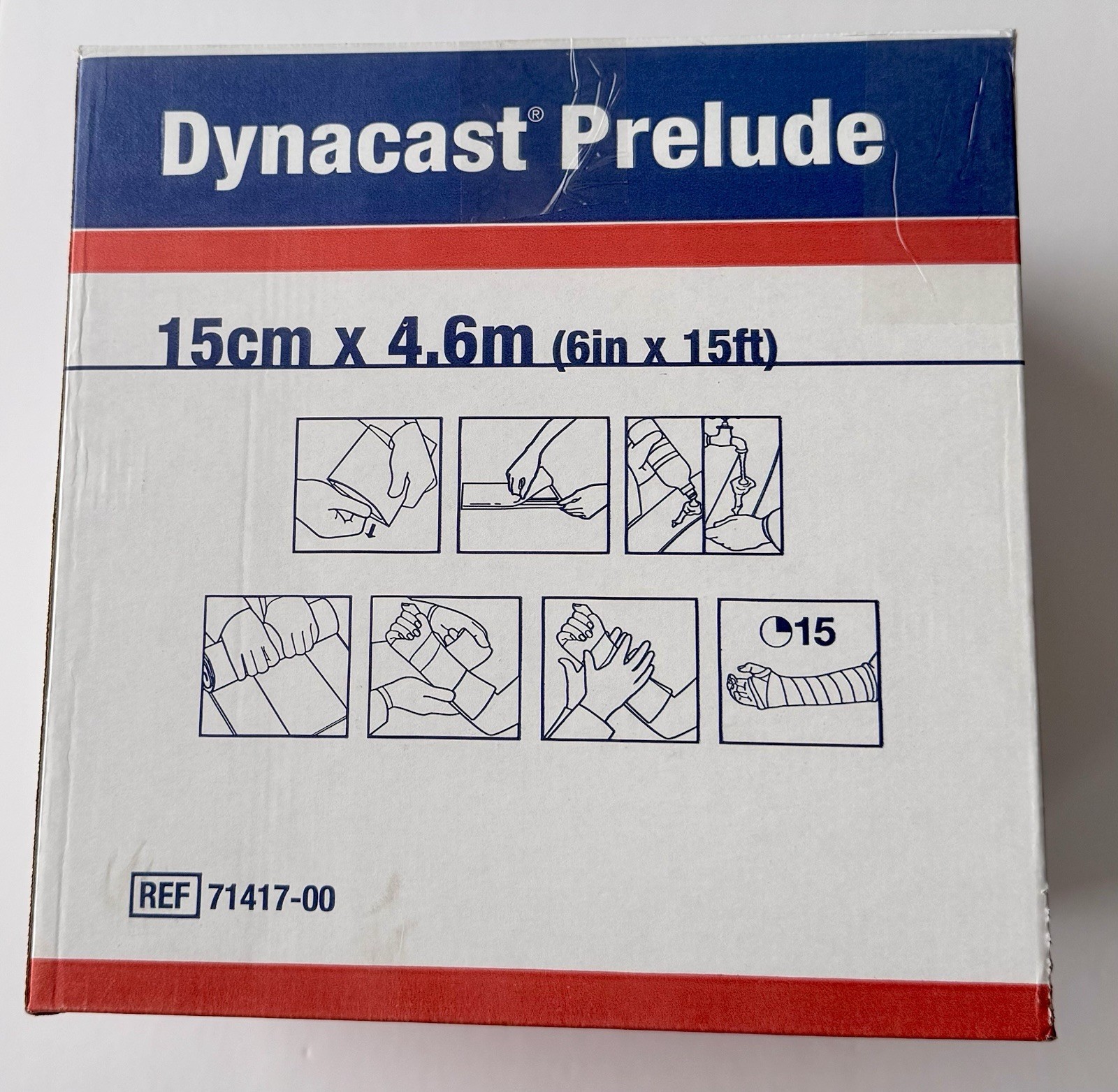 Dynacast Prelude (6in x 15ft) 71417-00 Orthopaedic Fiberglass Splint Cast System
