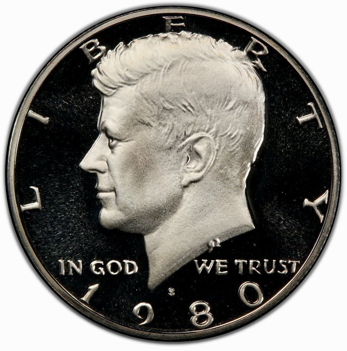 Kennedy Half Dollar 1980 S PCGS Graded PR 70 Deep Cameo Uncirculated 50c Coin