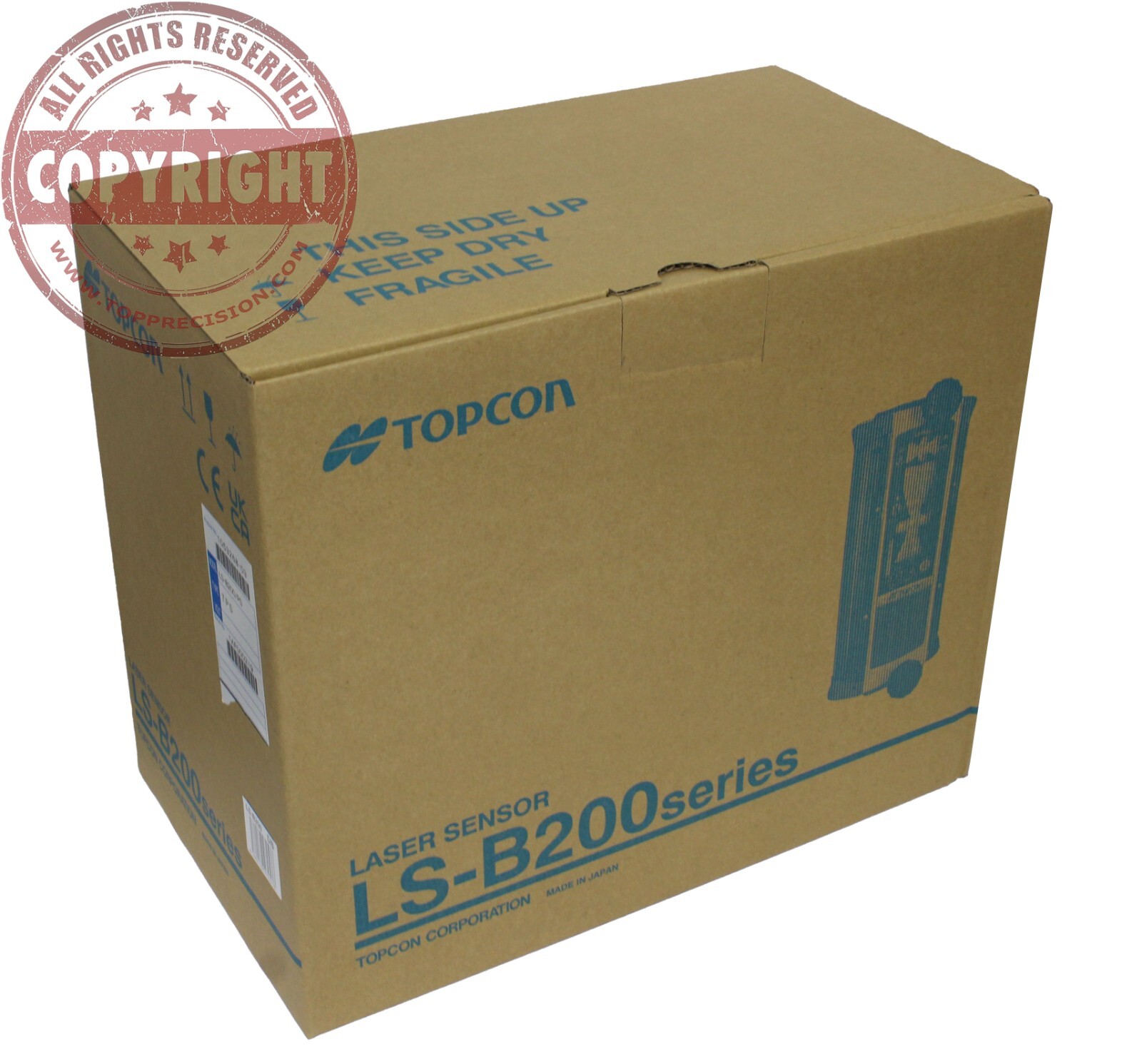 TOPCON LS-B200W MACHINE CONTROL LASER LEVEL RECEIVER,BACKHOE,SKID STEER,DOZER