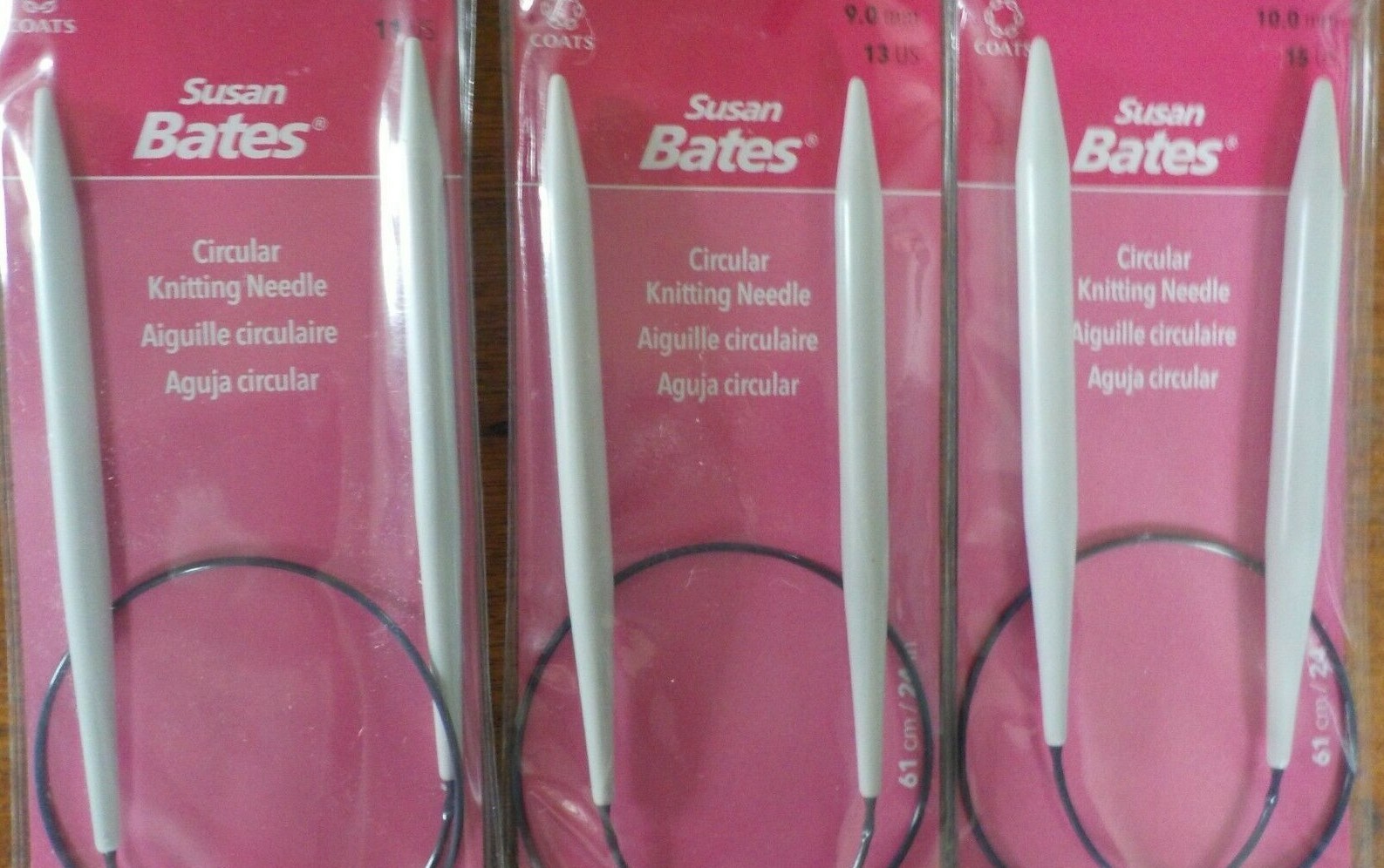 Susan Bates Silvalume - Circular Knitting Needles -   24"  FREE SHIP