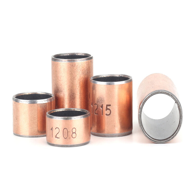 Self-Lubricating Sleeve Plain Bearing Oilless Bushing Metric ID 3mm-60mm