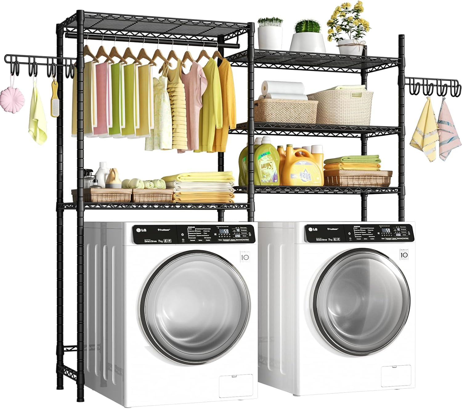 U5 over the Washer and Dryer Storage Shelf, Laundry Room Space Saver Bathroom St