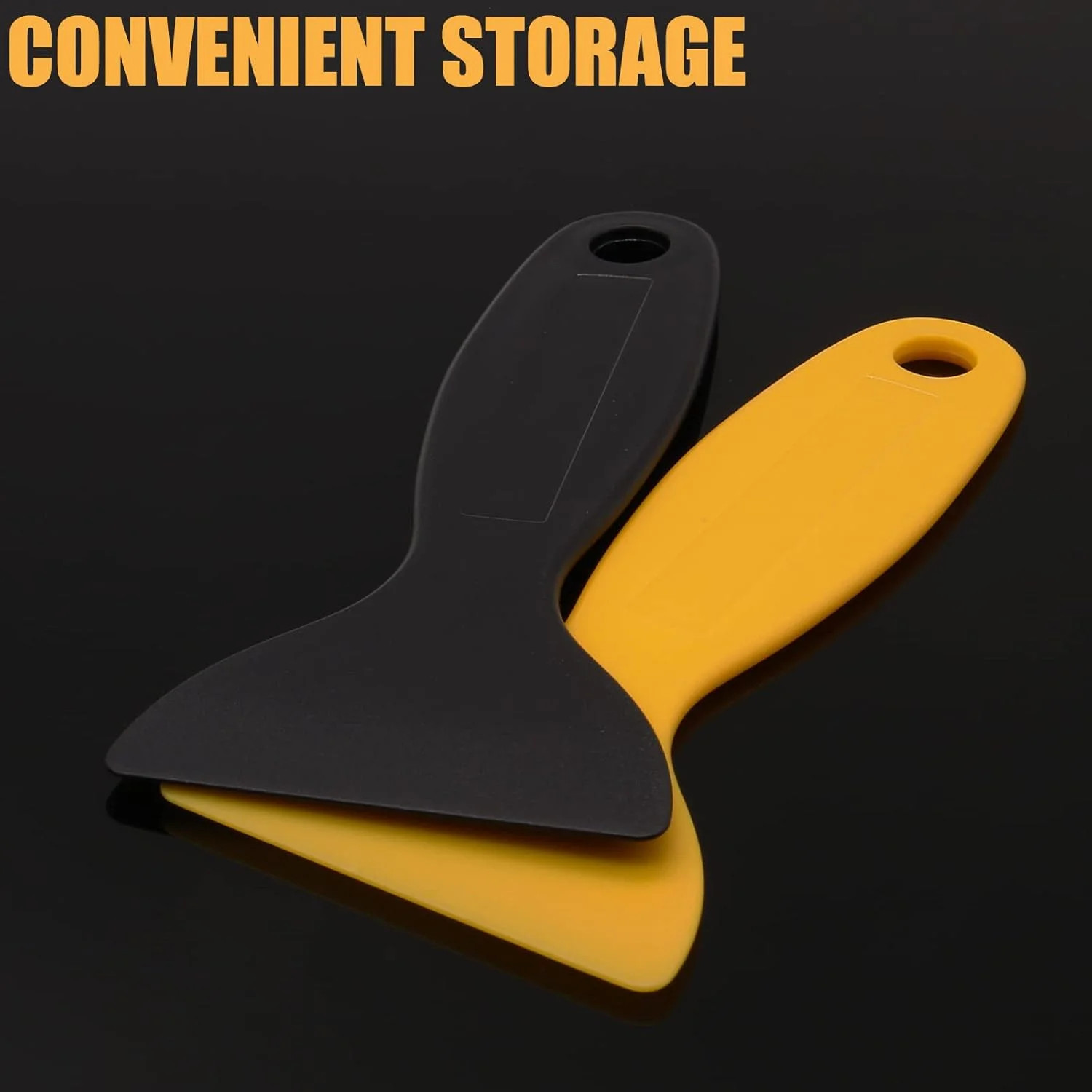 12pcs Plastic Spatula Scraper, Plastic Putty Scraper Air Bubble Remover, Paint S
