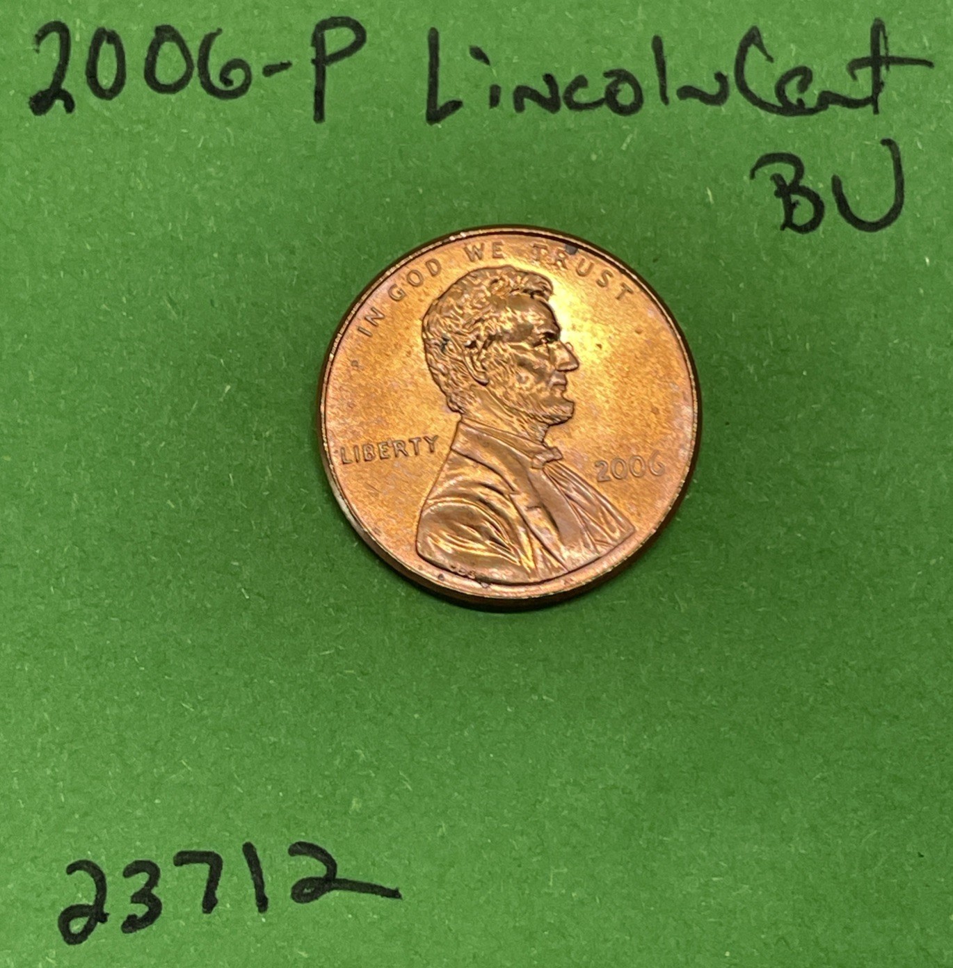 2006 Lincoln Memorial Cent / Penny 1c BU Brilliant Uncirculated US Coin