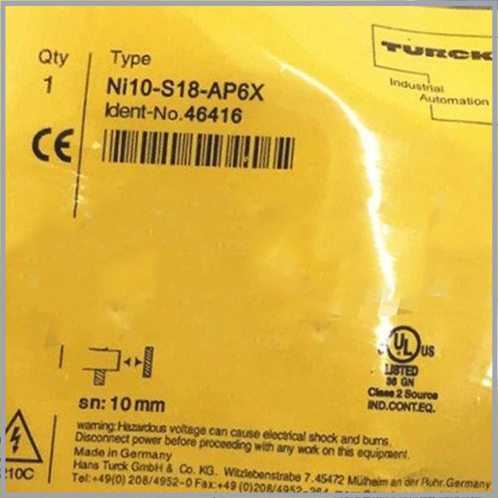 TURCK NI10-S18-RN6X NI10-S18-RP6X NI10-S18-RN6X-H1141 NI10-S18-RP6X-H1141 sensor