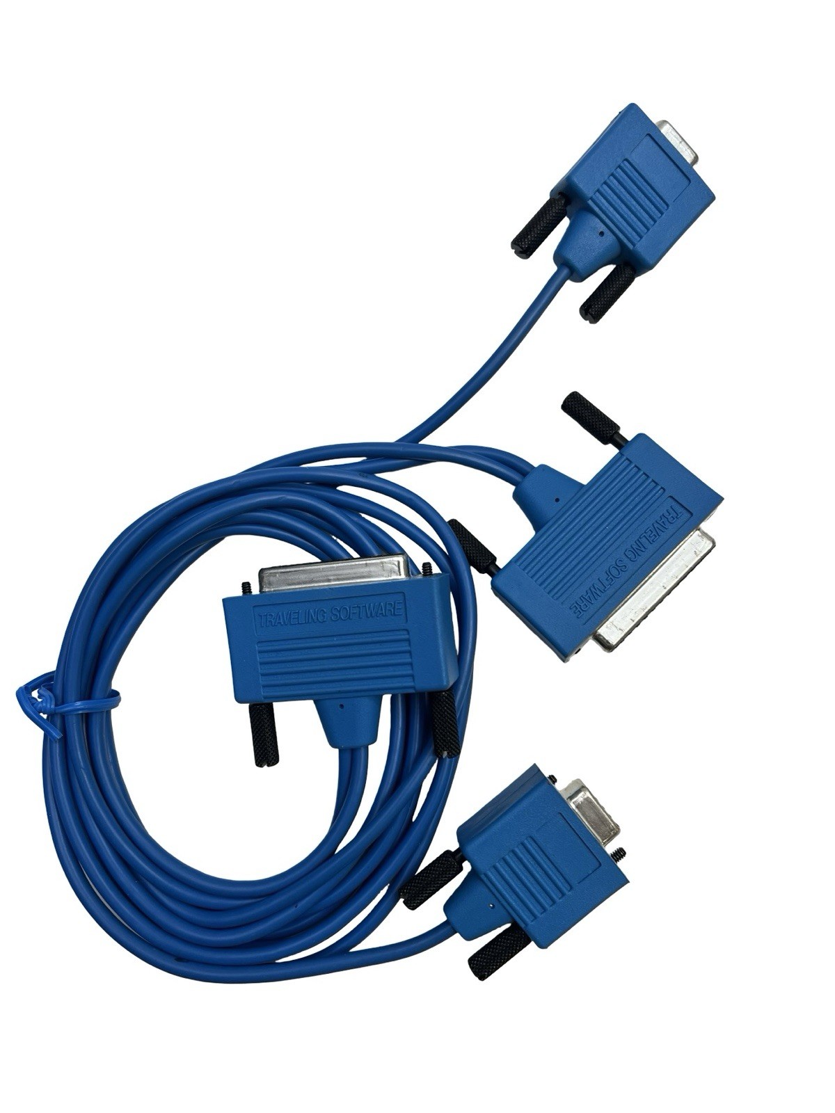 Traveling Software Cables Serial Parallel Yellow Blue