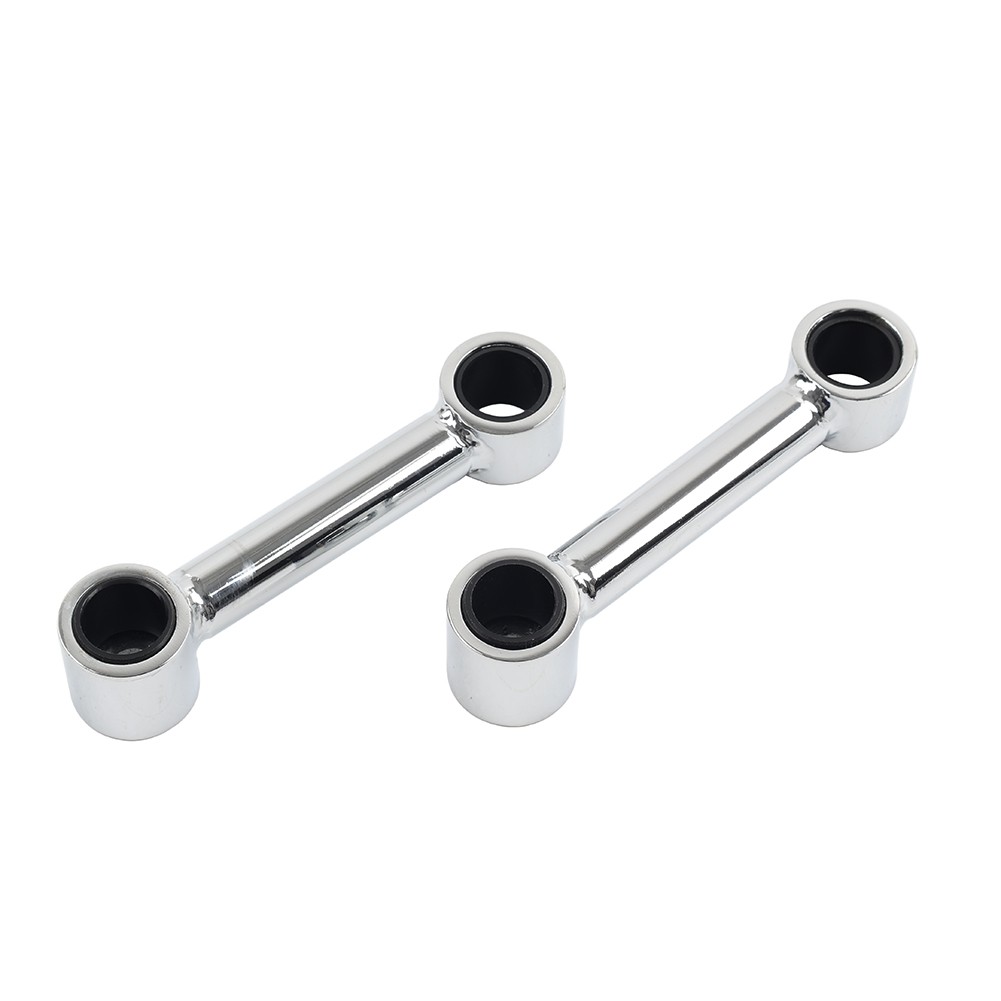 Chrome Front Mudguard Mount Bracket Kit For Harley Softail Springer FXSTS 93-06
