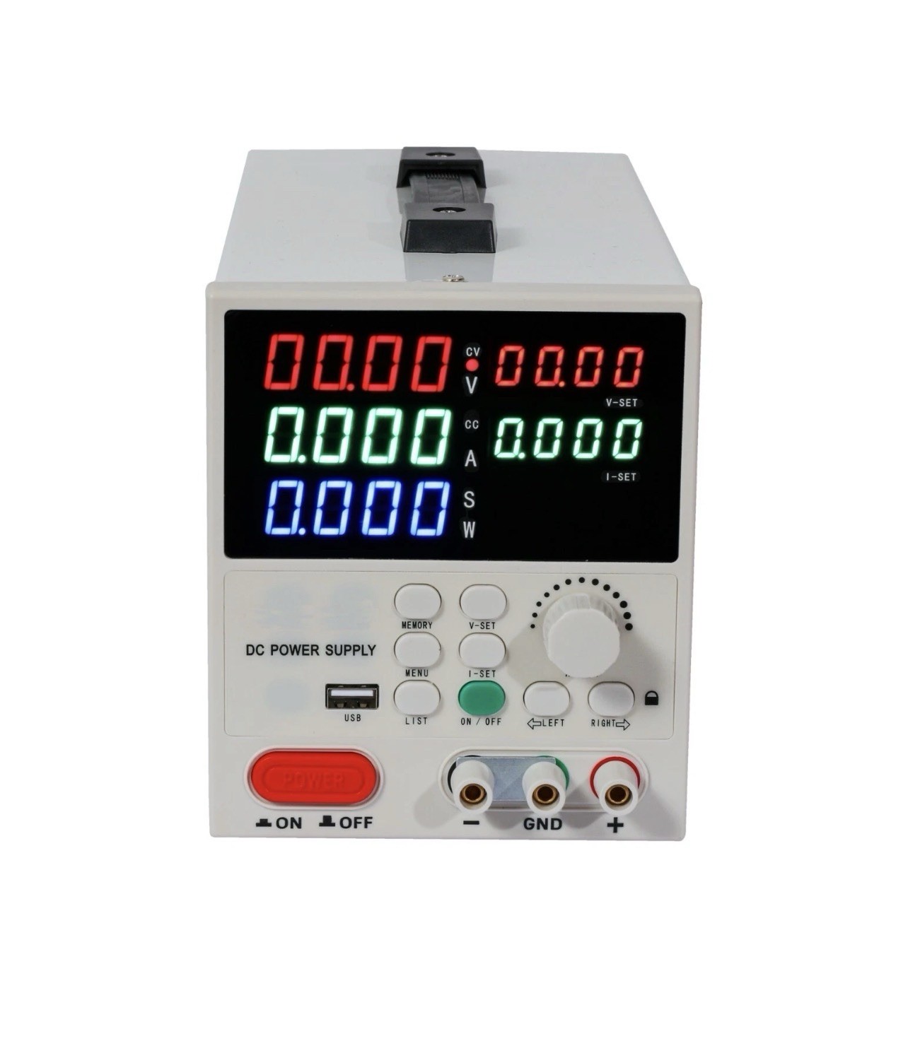 Precision 0-120V,0-3A Lab Grade Adjustable Switch Power Supply Regulated USB