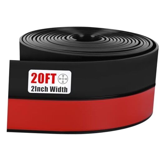 Draft Seal Tape for Doors and Windows 2 in x 20 Ft 2 Inch x 20 Feet Black
