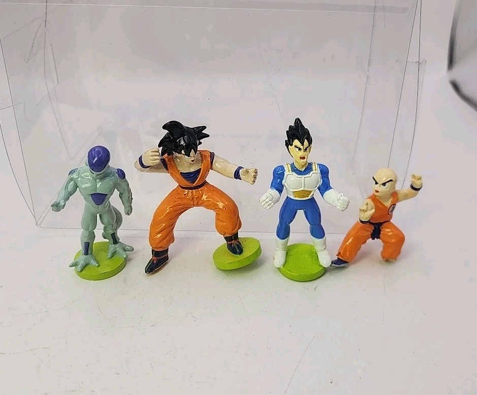 Rare DRAGON BALL Z Pinball Pvc Mini Figures Goku Krillin Vegeta Freeza  Lot