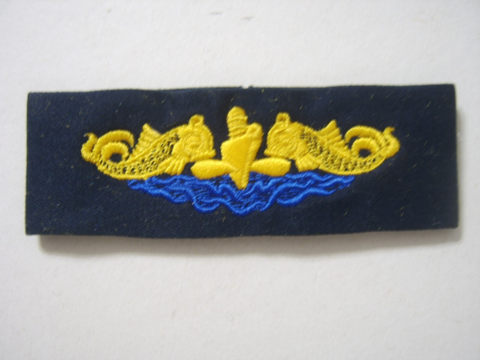 USN OFFICER SUBMARINE QUALIFICATION INSIGNIA CLOTH FULL COLOR NEW