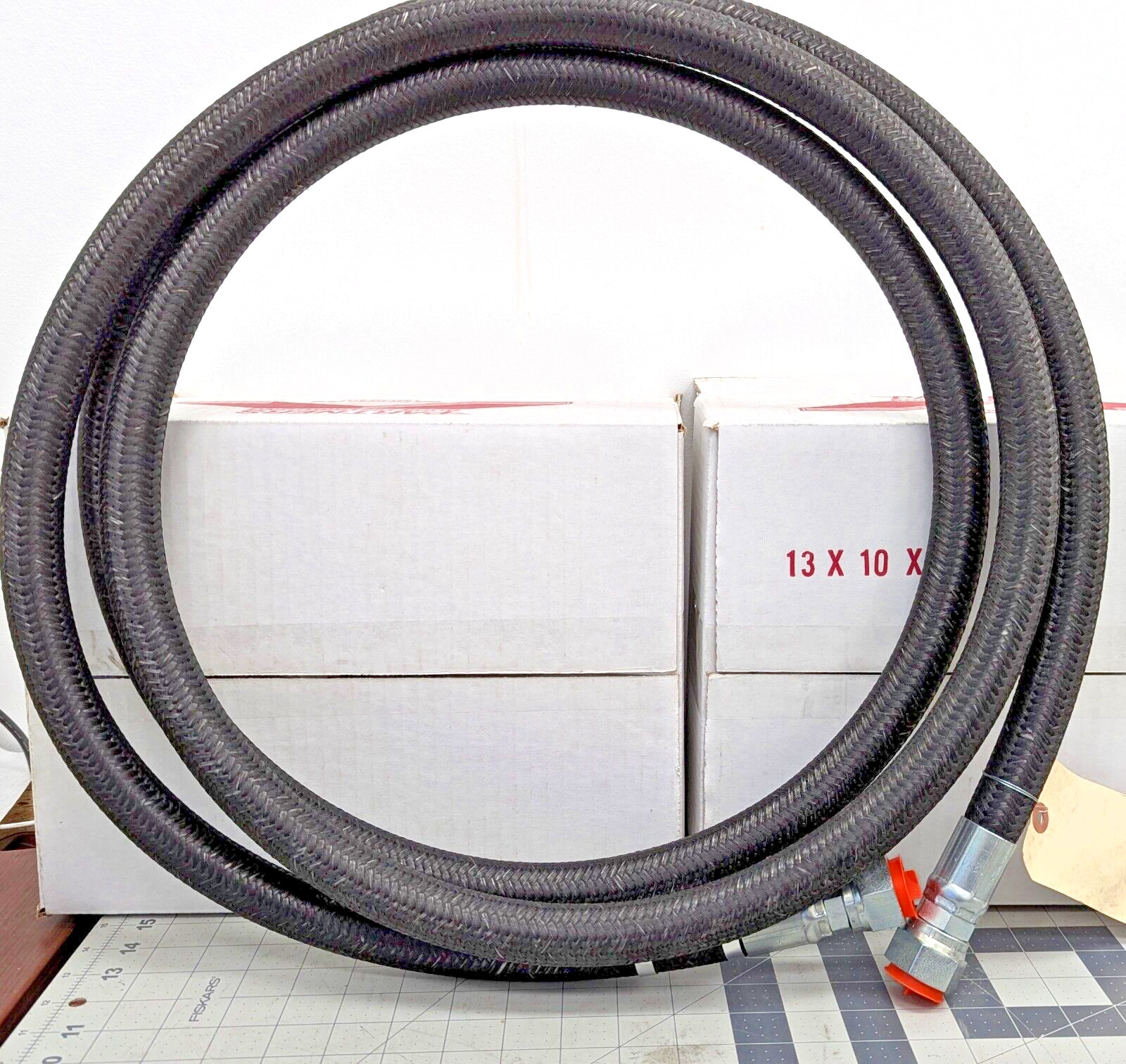 63" 12AN 5/8” Air Brake / Transportation Hose, 12JIC Female Swivel Fittings [B0F