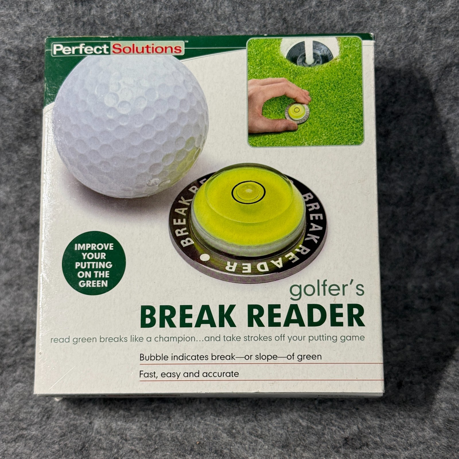 Golfer's Break Reader - Golf Green Slope Indicator