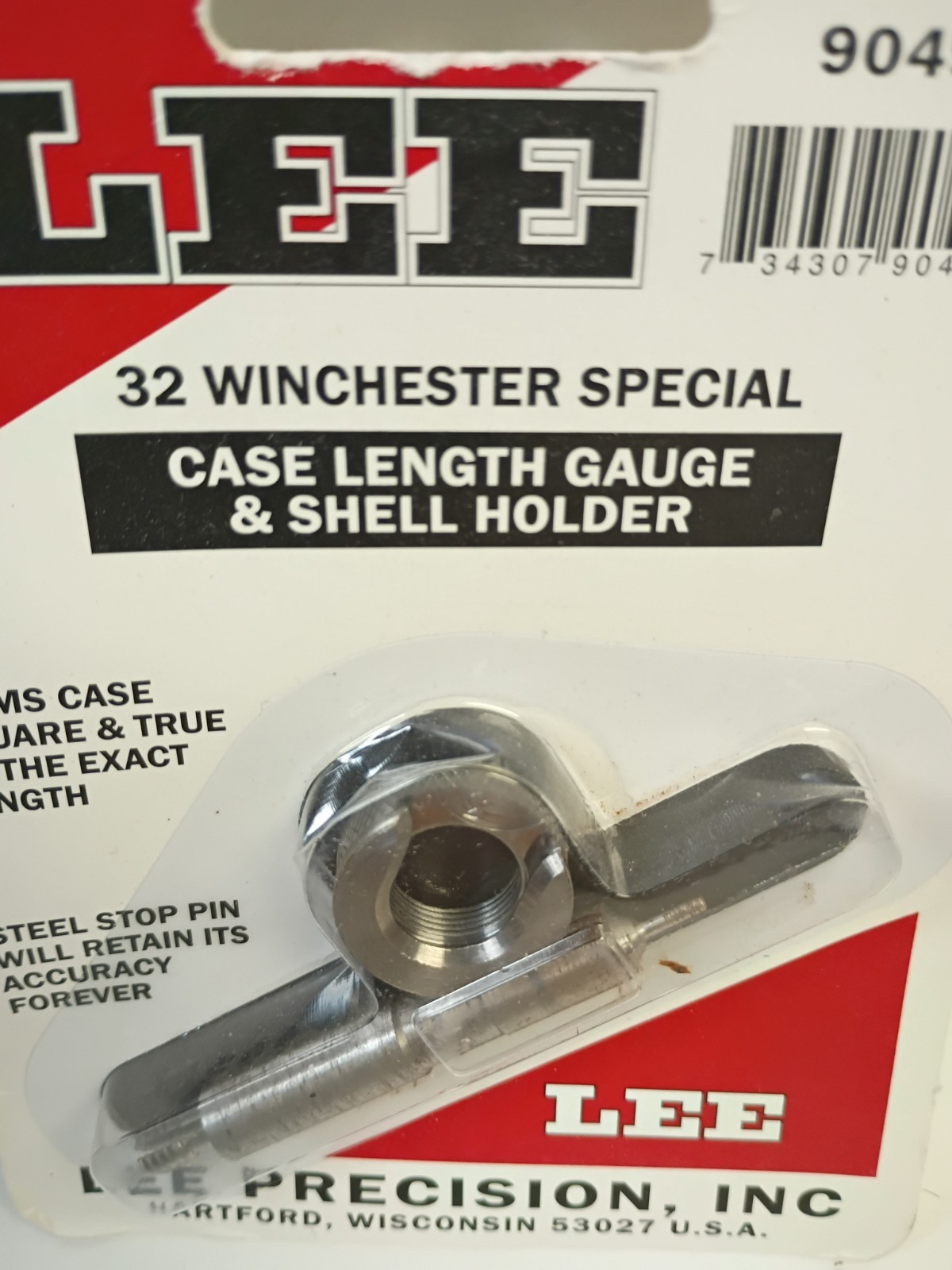 Lee 90491 32 Winchester Special Case Length Shell Holder