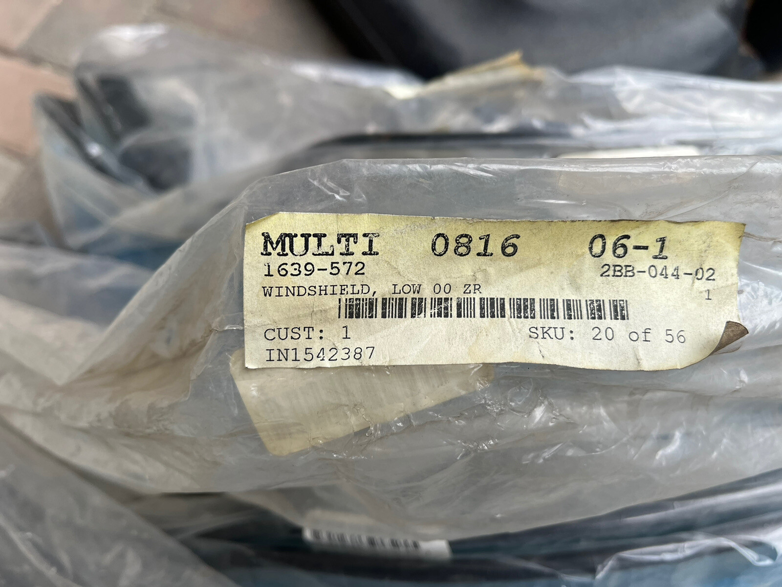 2000-2003 Arctic Cat Zr Oem Nos Low Windshield 1639-572