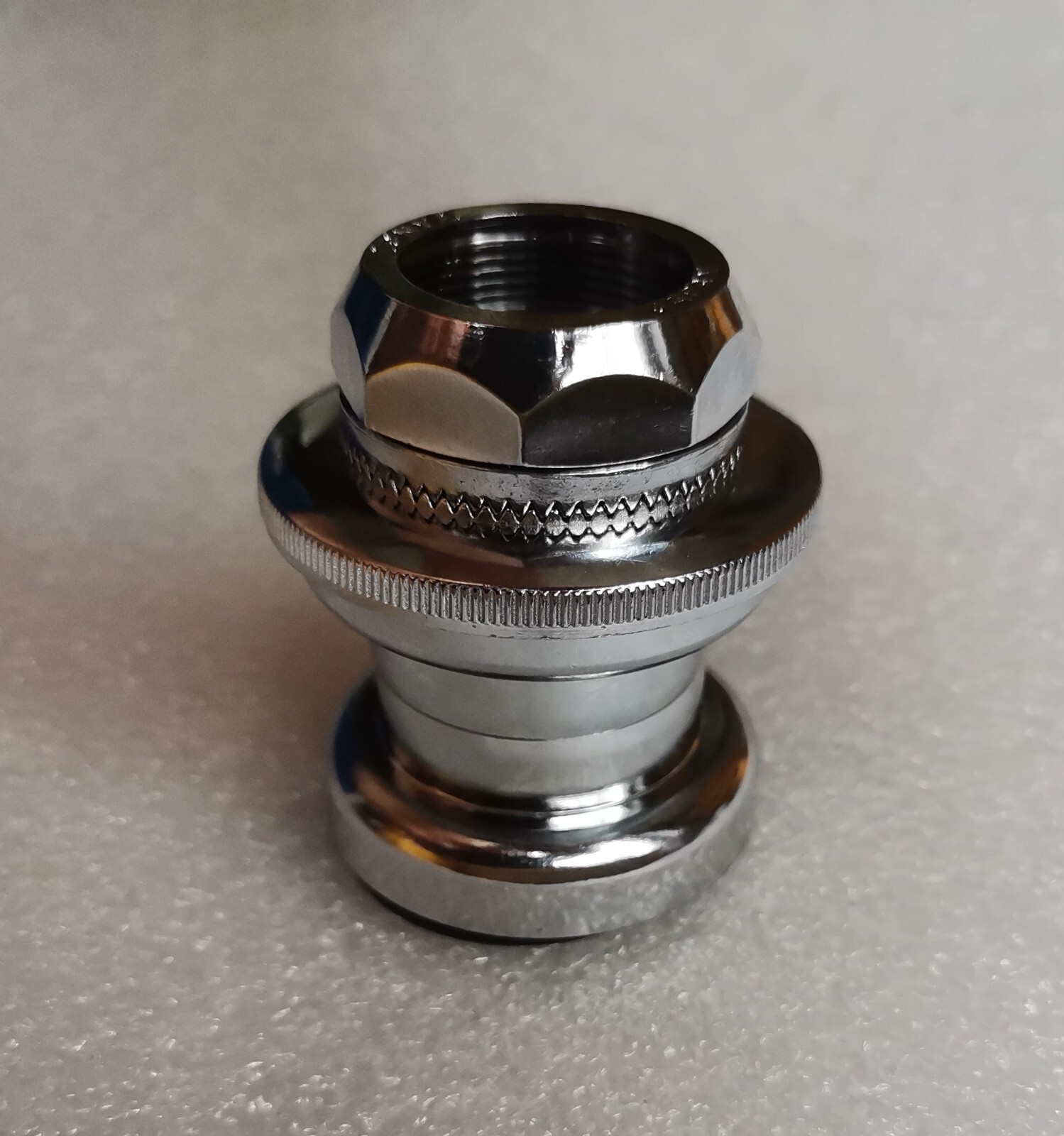 VINTAGE TANGE 1 INCH THREADED HEADSET CHROME OLD SCHOOL STEEL FRAME