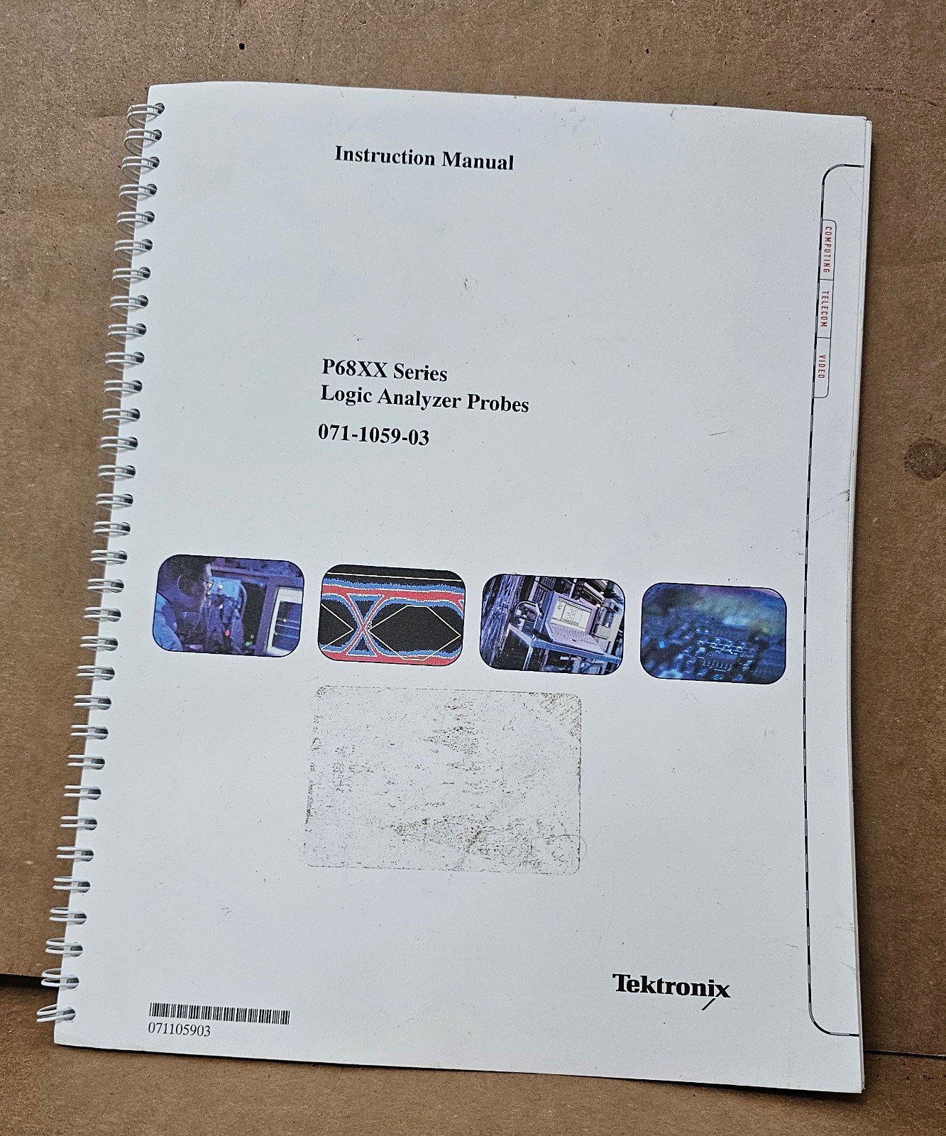 Tektronix Manual for P68XX Series Logic Analyzer Probes 071-1059-03