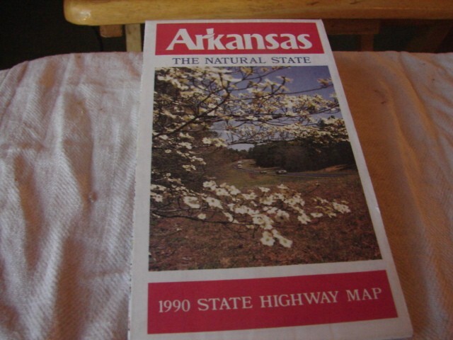 1990 Arkansas "The Natural State" State Highway Map