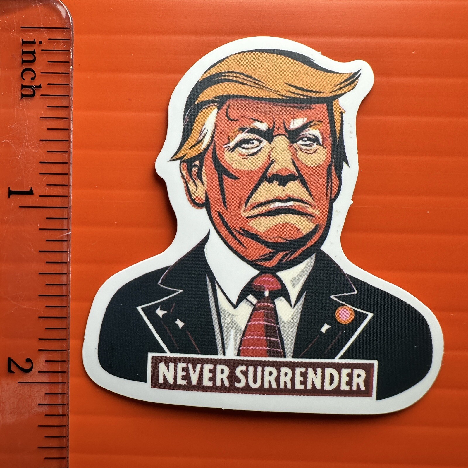 Donald Trump Never Surrender 2024 Sticker President POTUS USA