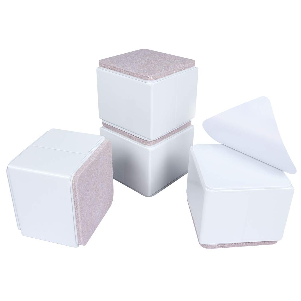2 Inch Bed And Furniture Risers Heavy Square Chair Sofa Couch Tables Risers Widt