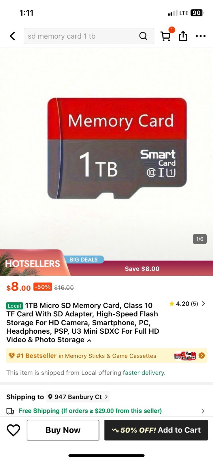 1tb micro sd card