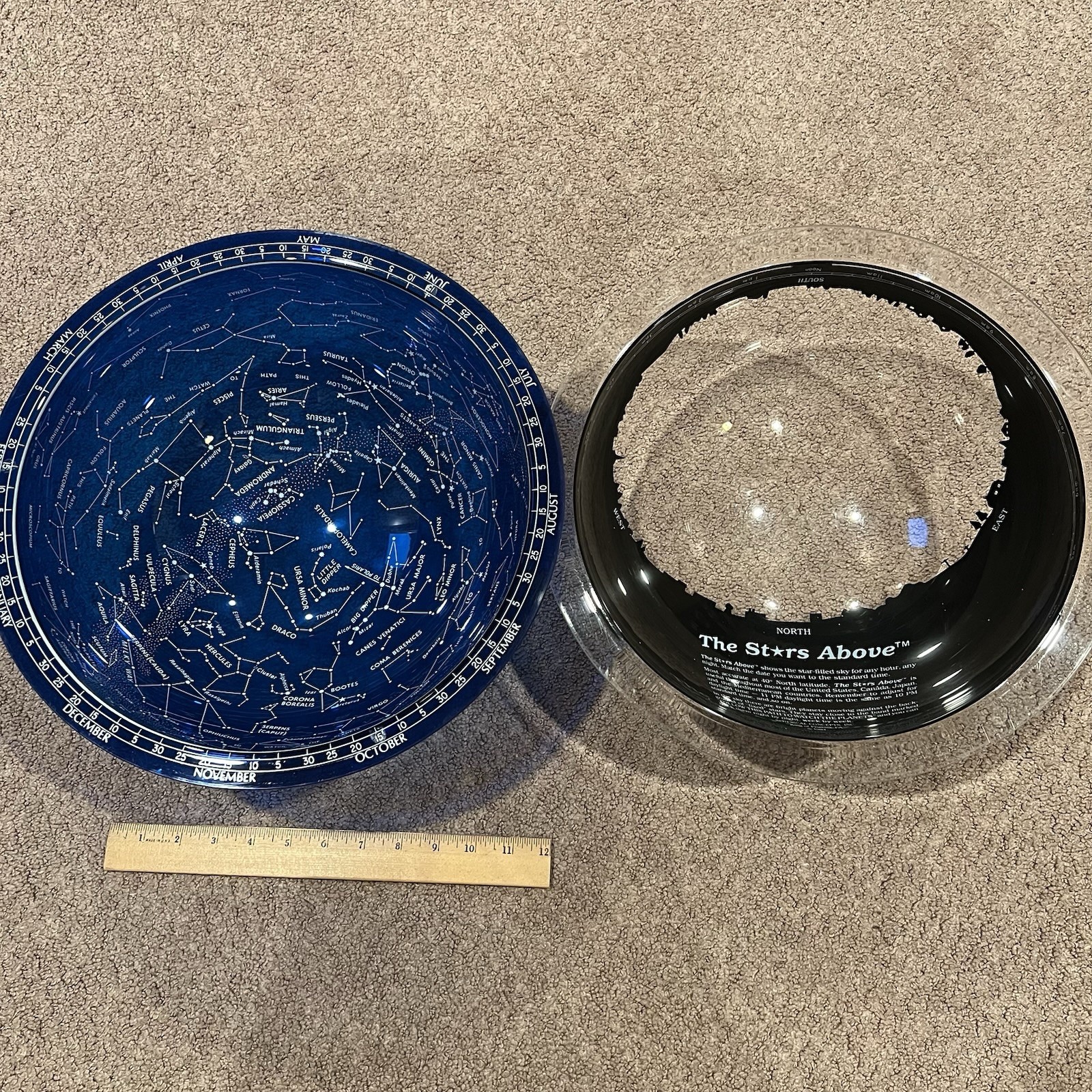 The Stars Above Spherical Concepts Star Finding Bowl 1984 Version Lucite Globe