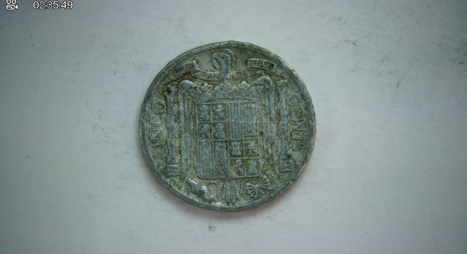 Spain 1945 10 Céntimos Franco era (horseman) 10 Céntimos Coin
